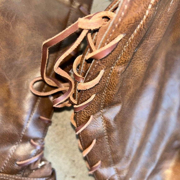 Knee-High Lace-Up Boots - Picture 4 of 6